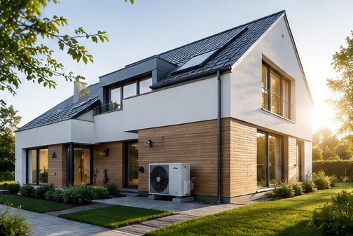 Nachher – fertig saniertes, modernes Wohnhaus